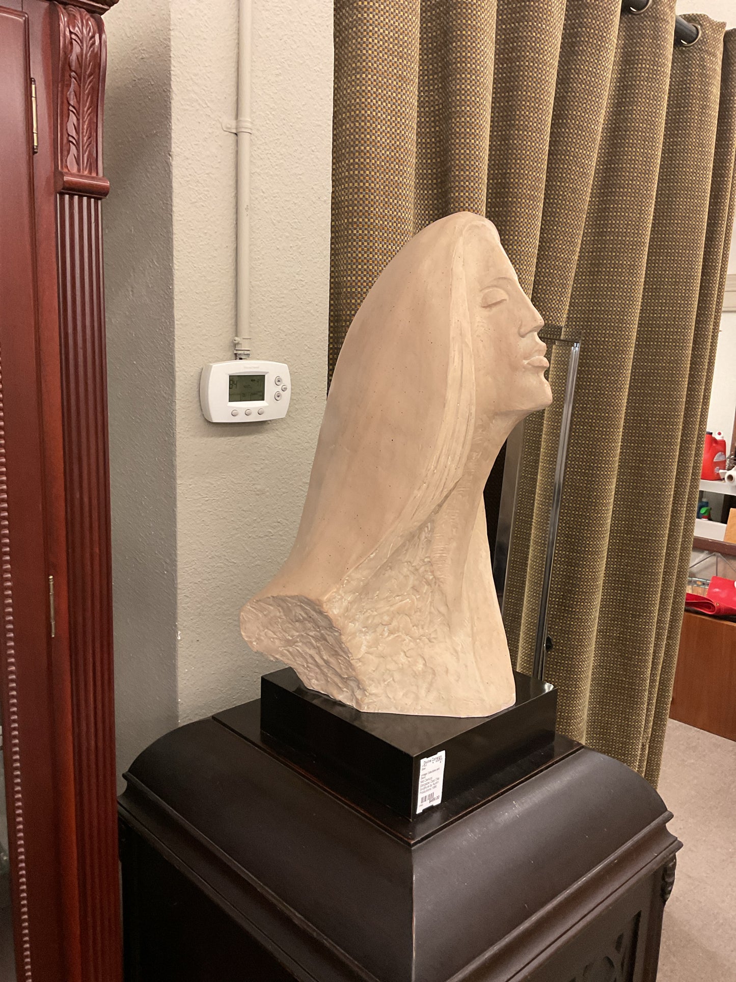 Mid Century Stargazer Cast Clay Sculpture by Austin Productions 1986