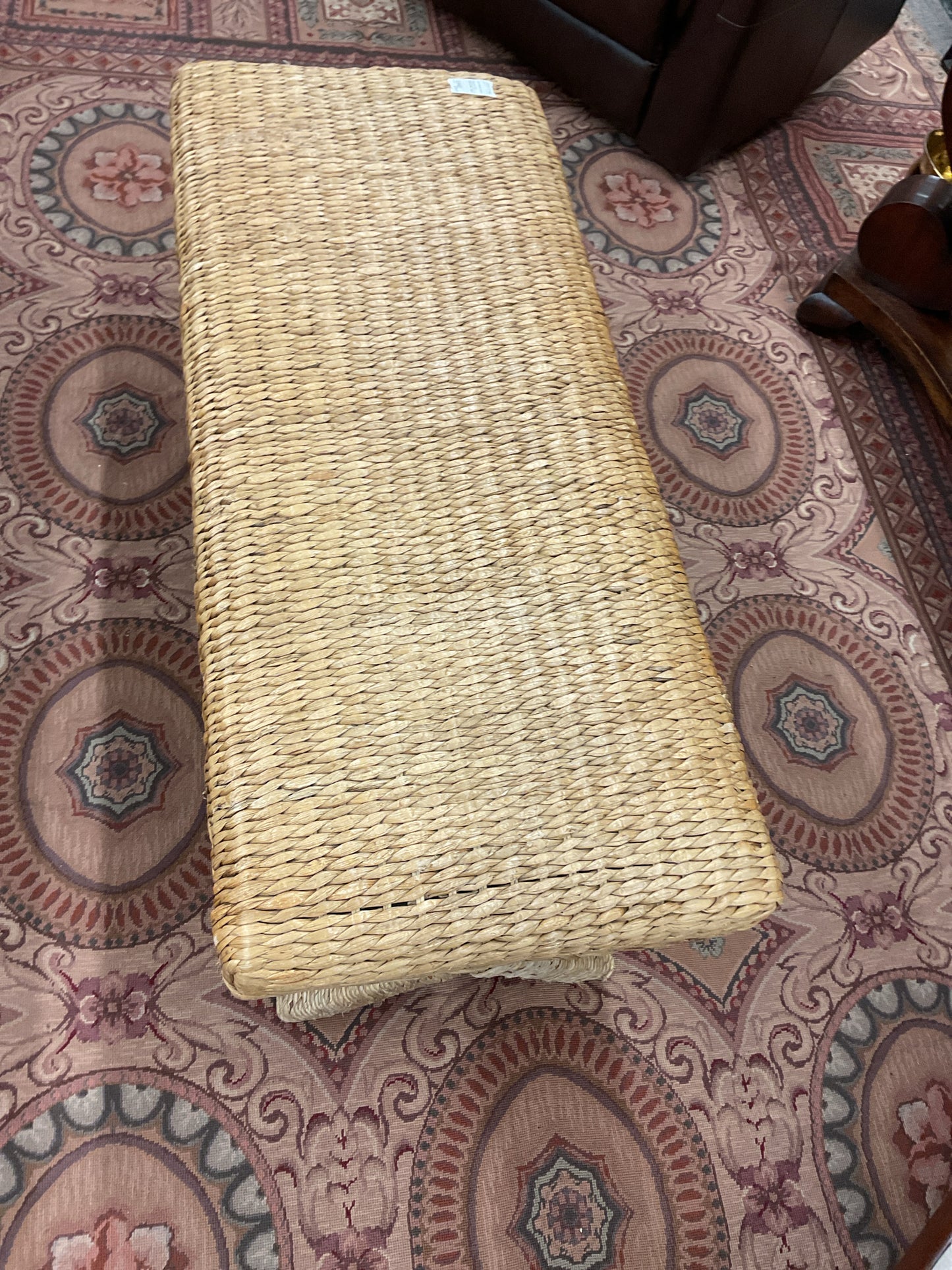 Pottery Barn Woven Hyacinth Bench 48x22x17"H