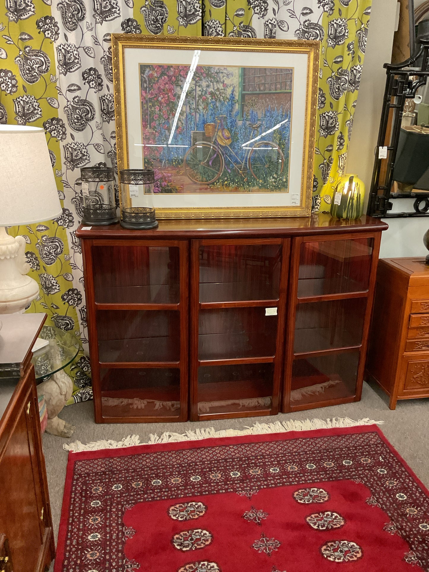 Skovby Mid Century Rosewood Display Cabinet
