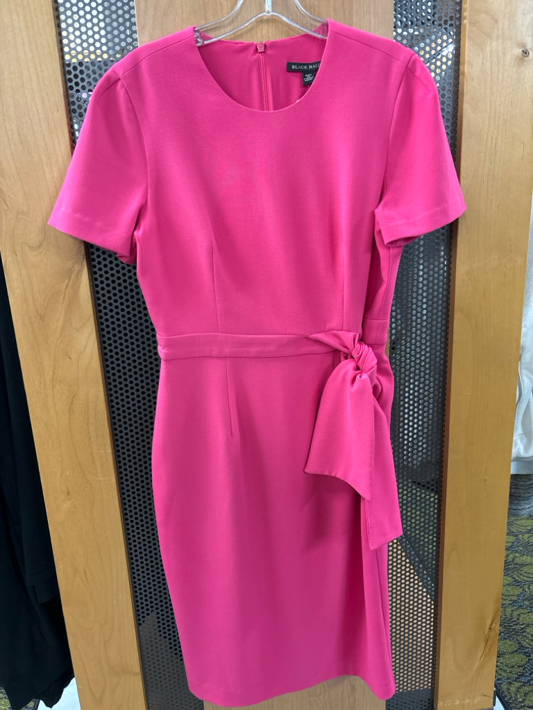 Size 8 Hot Pink Black Halo Dress