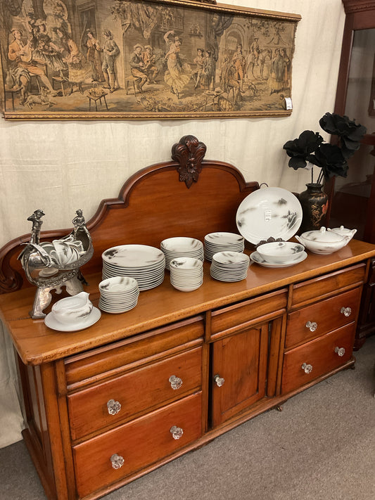 Fukagawa Dinner Set Hand-Painted Arita Pattern Japan 12-Place Setting