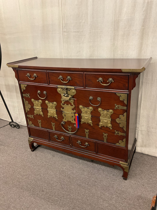 Korean Chest of Drawers w/Brass Hardware