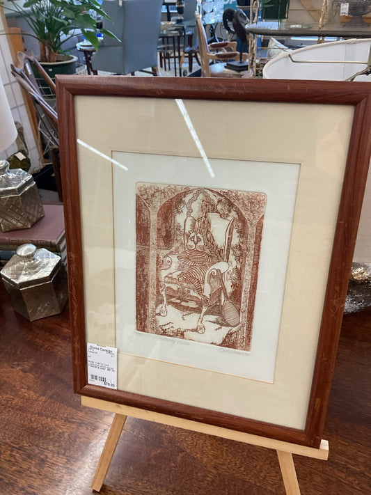 Mostly Vivaldi by Carol Luminus'80 64/350 Signed Print