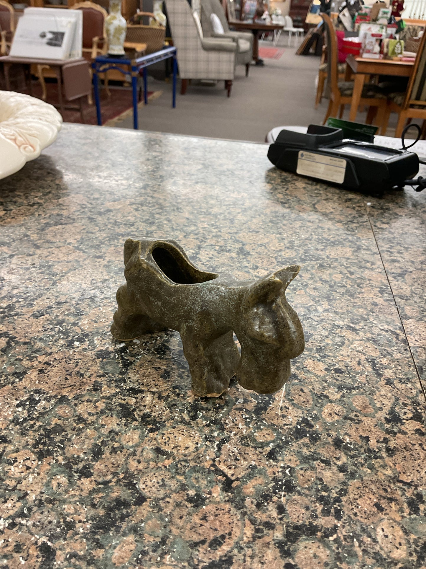 BHaeger Pottery Toothpick Holder Donkey