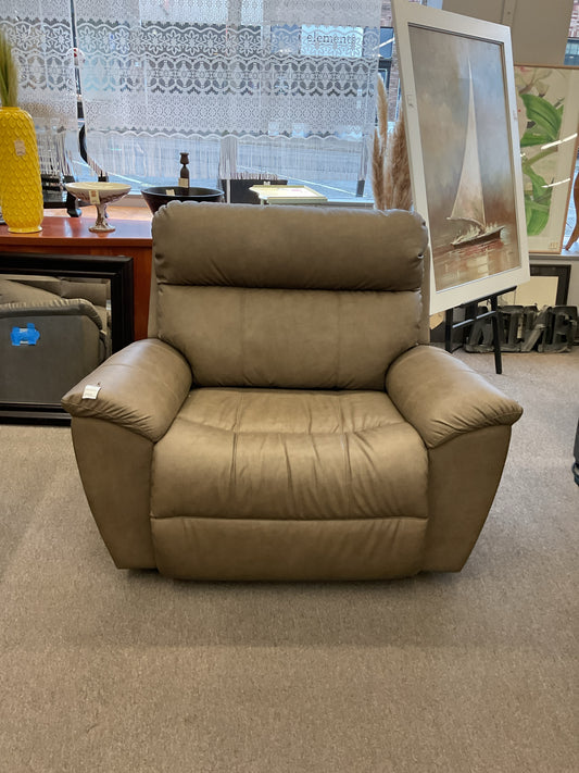 LazyBoy Electric Leather Recliner Oversized Chair 53x38x45