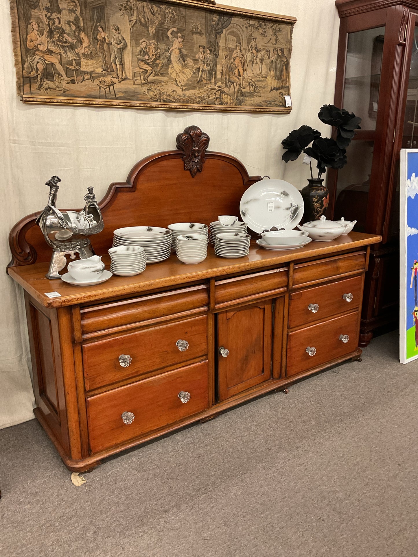 Vintage Mahogany Sideboard