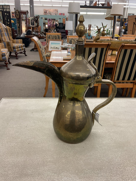 Vintage Dallah Middle Easter Coffee Pot w/Stamp 15"