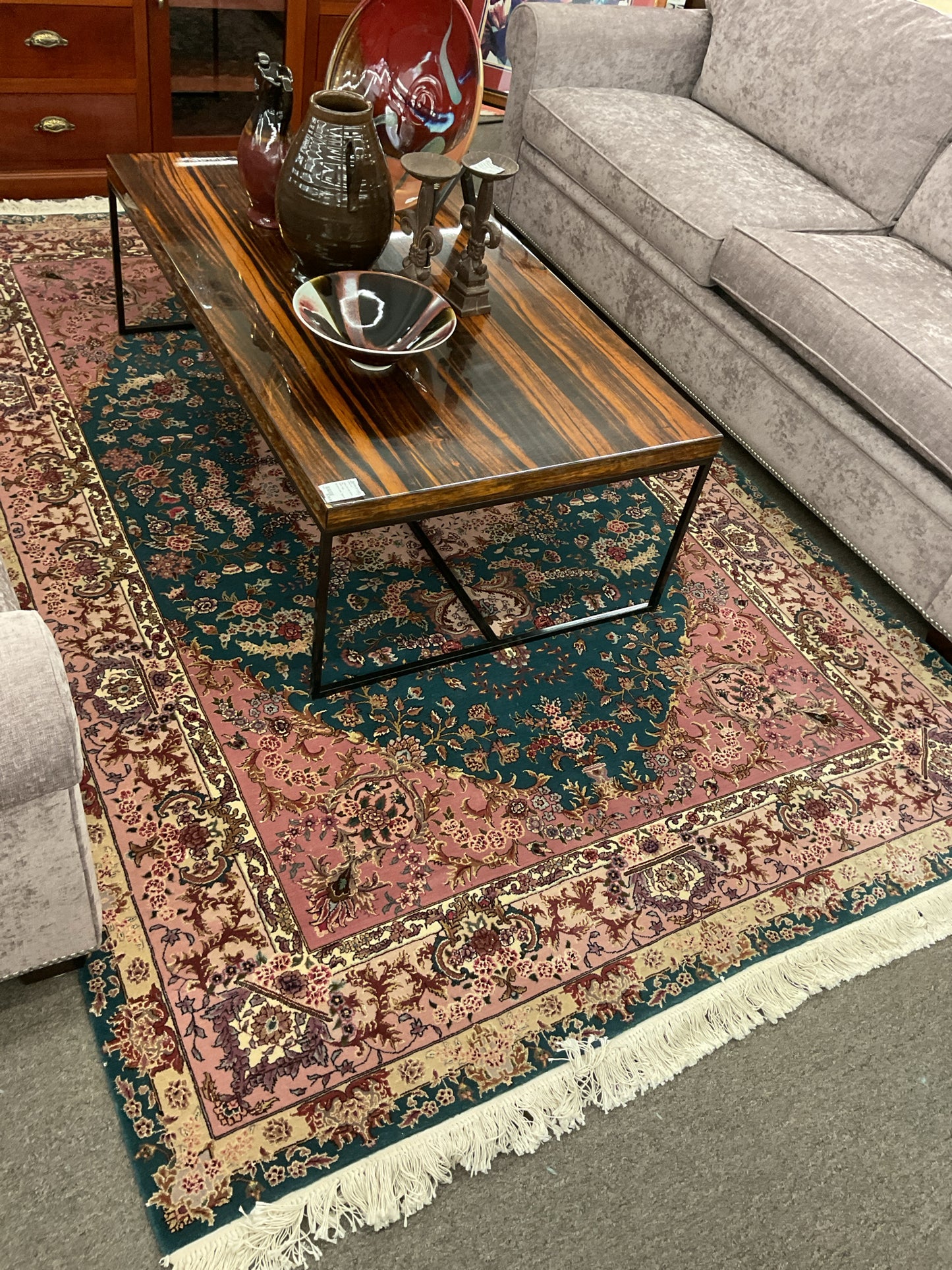 Persian Wool Area Rug 105x69
