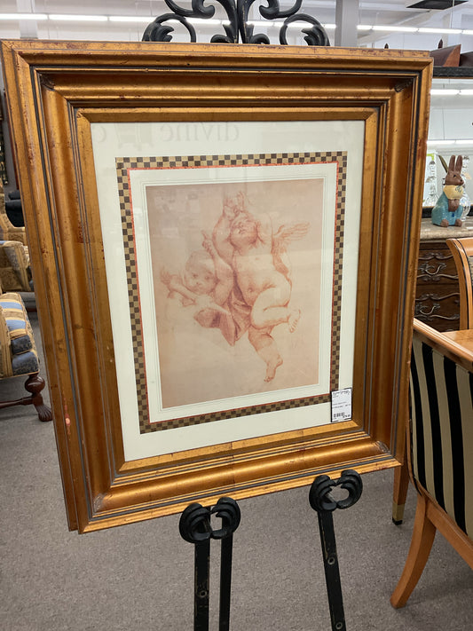 Cherubs Sketch Print