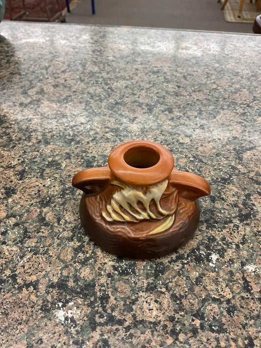 Roseville Freesia Candleholders (2)