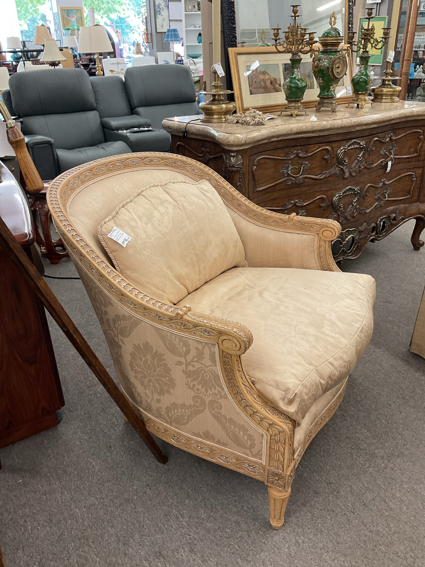 Downfill French Style Chair