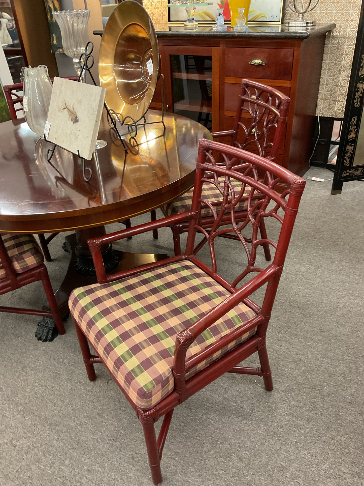 Rattan Dinning Chair SET (4)