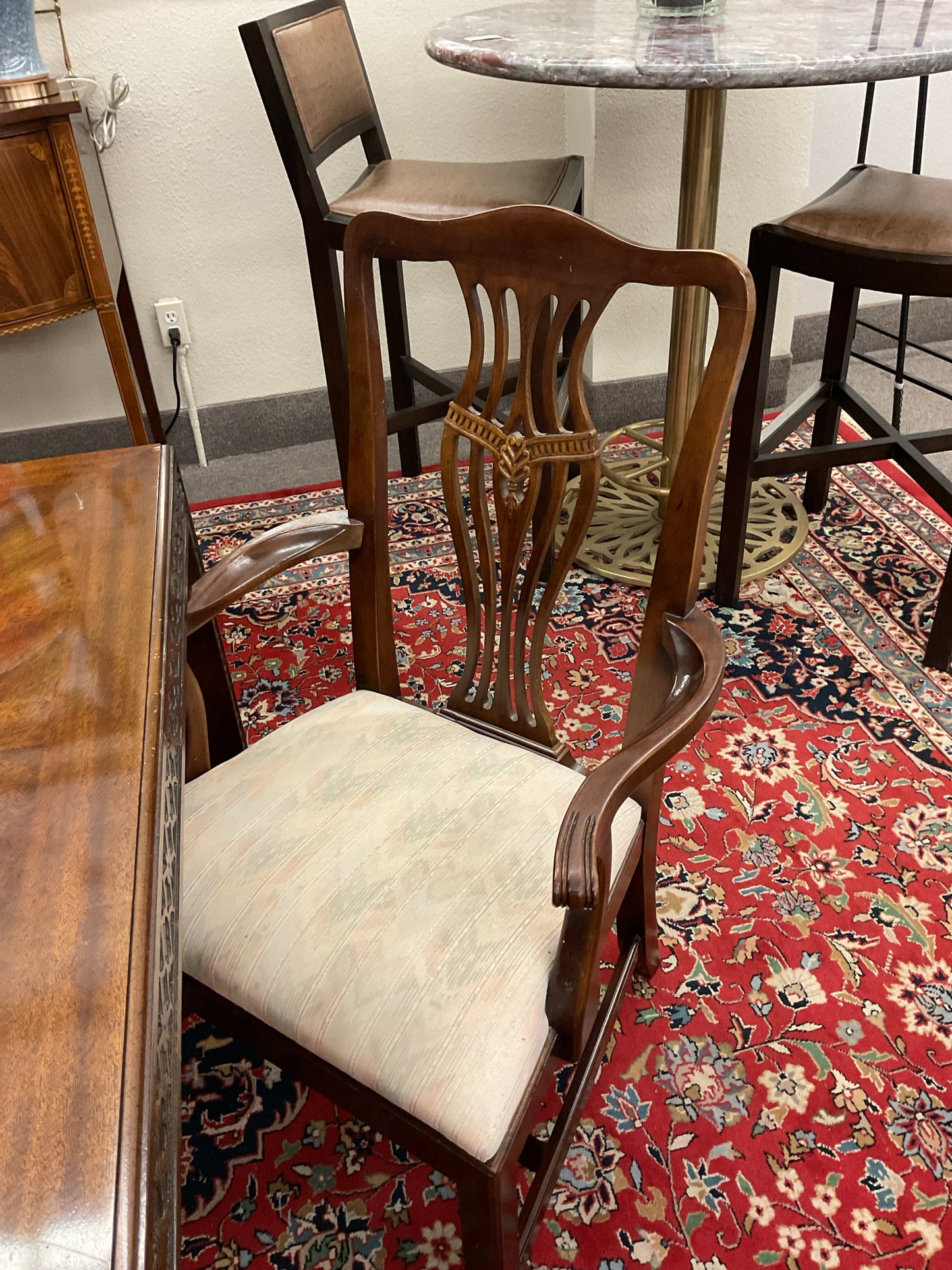 Rectangular Dining Table w/6 Chairs & 2-22"Leaves 73"L,41"W,29"H