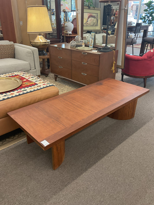 Mid Century Danish Coffee Table 26X64