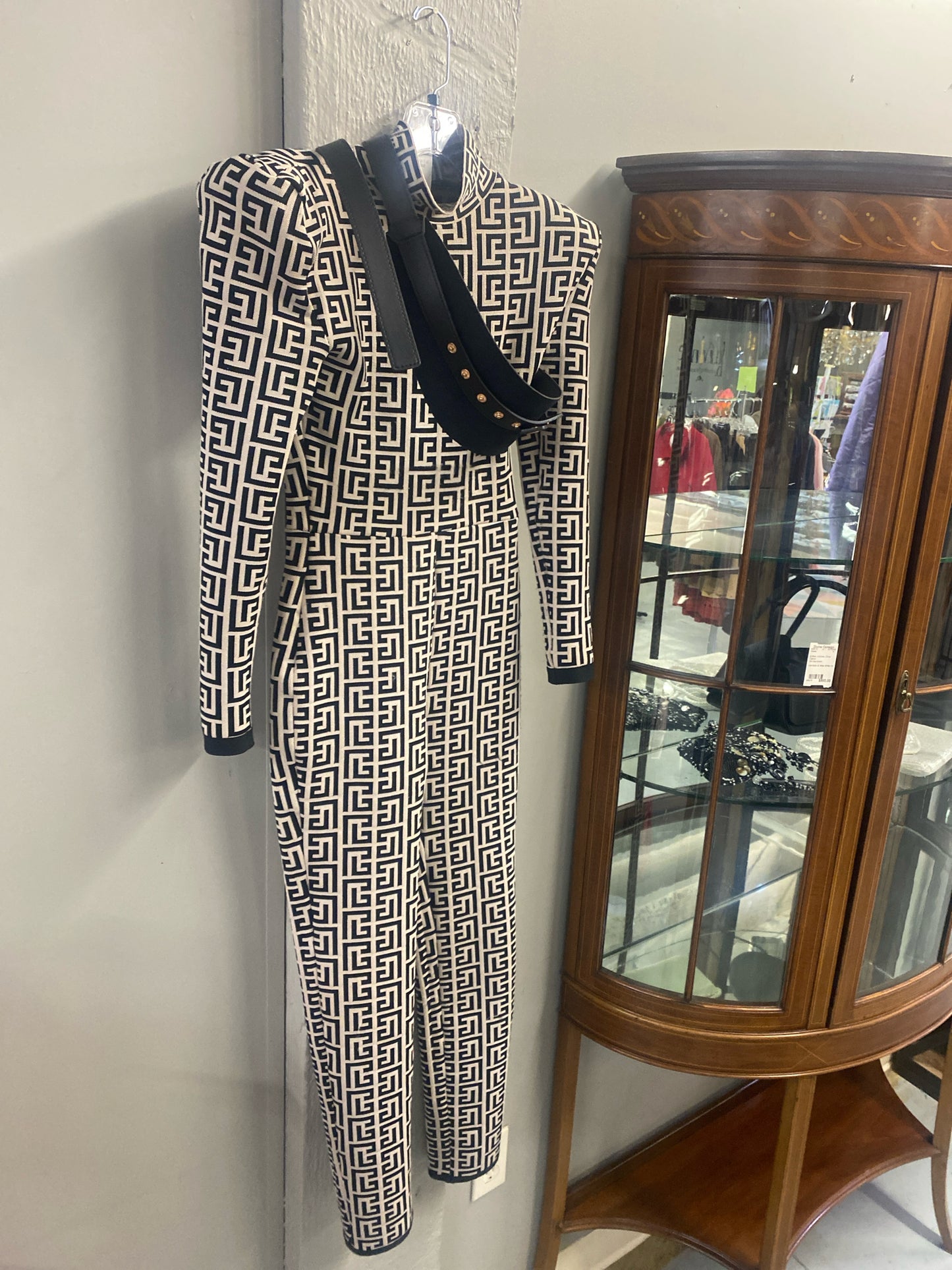 Rossario George Full Body Suit with Belt Size S