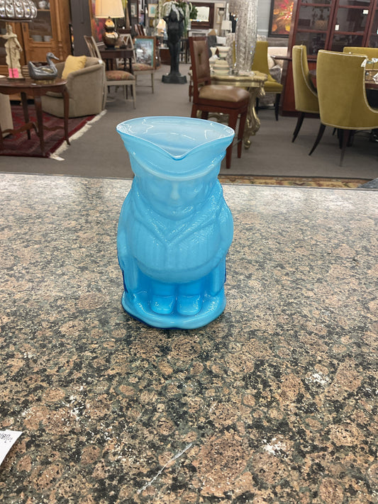 Fenton Glass Blue Toby Mug "rare"