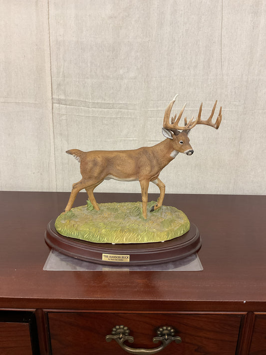 Ron Gilder Porcelain Buck Hanson Statue