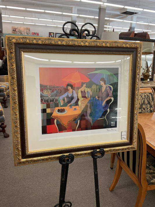 Itzchak Tarkay "Gulf Coast Breeze #1" Seriolithograph 33x30