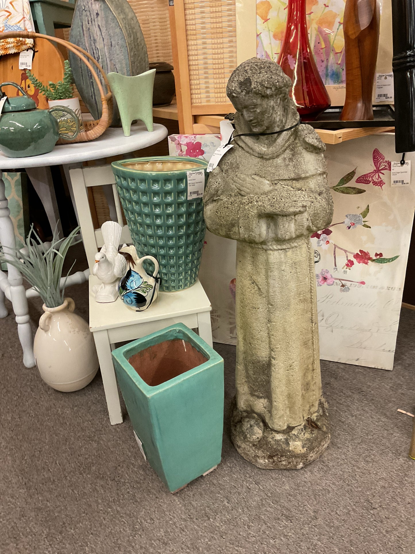 Statuary St Francis Cement