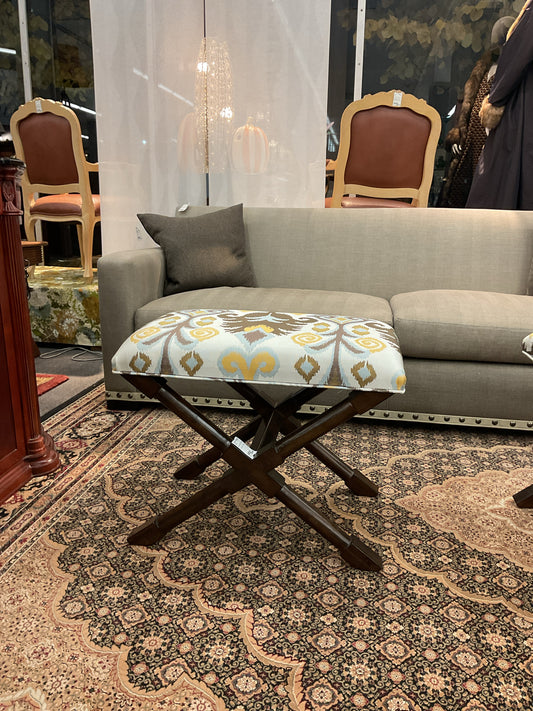 Upholstered X Bench