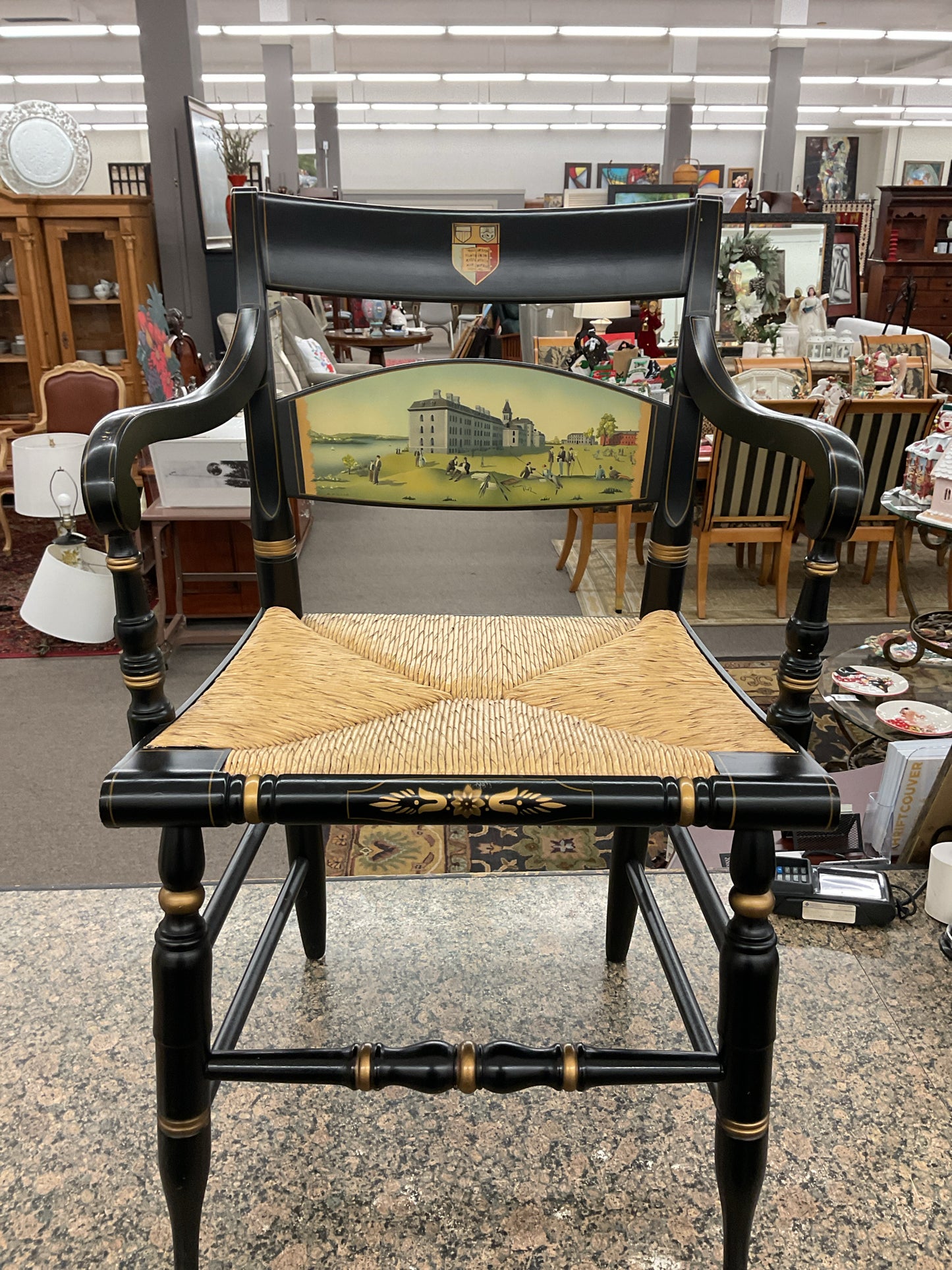 Vintage L. Hitchcock Cornell University 1950 Chair