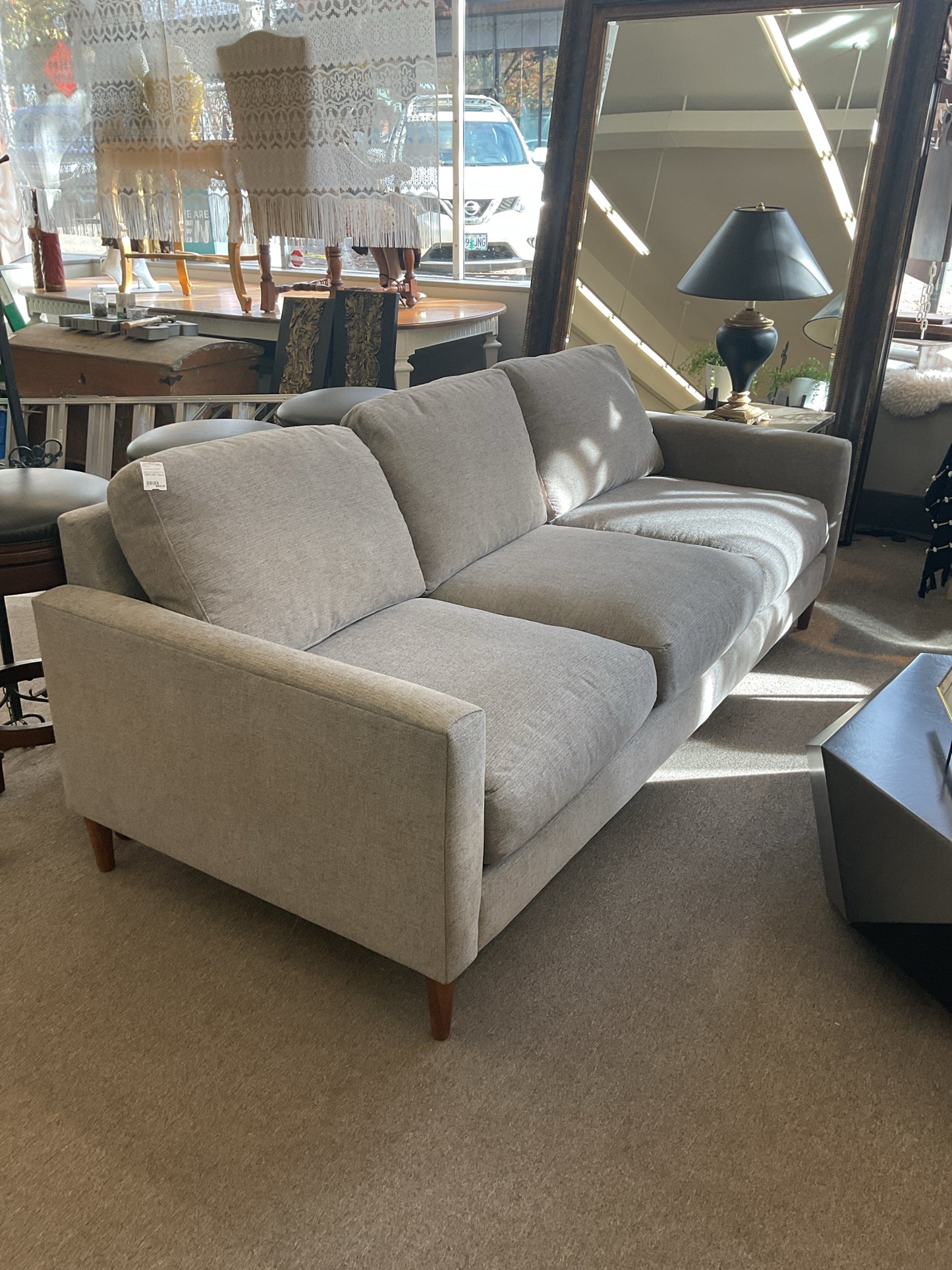 Modern Grey Sofa from City Home 90"L,38"D,31"H