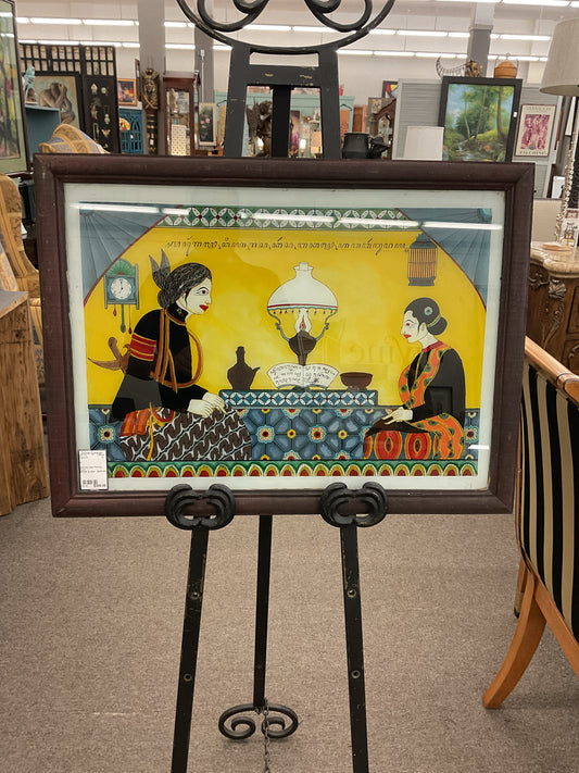Javanese Glass Painting 26x20