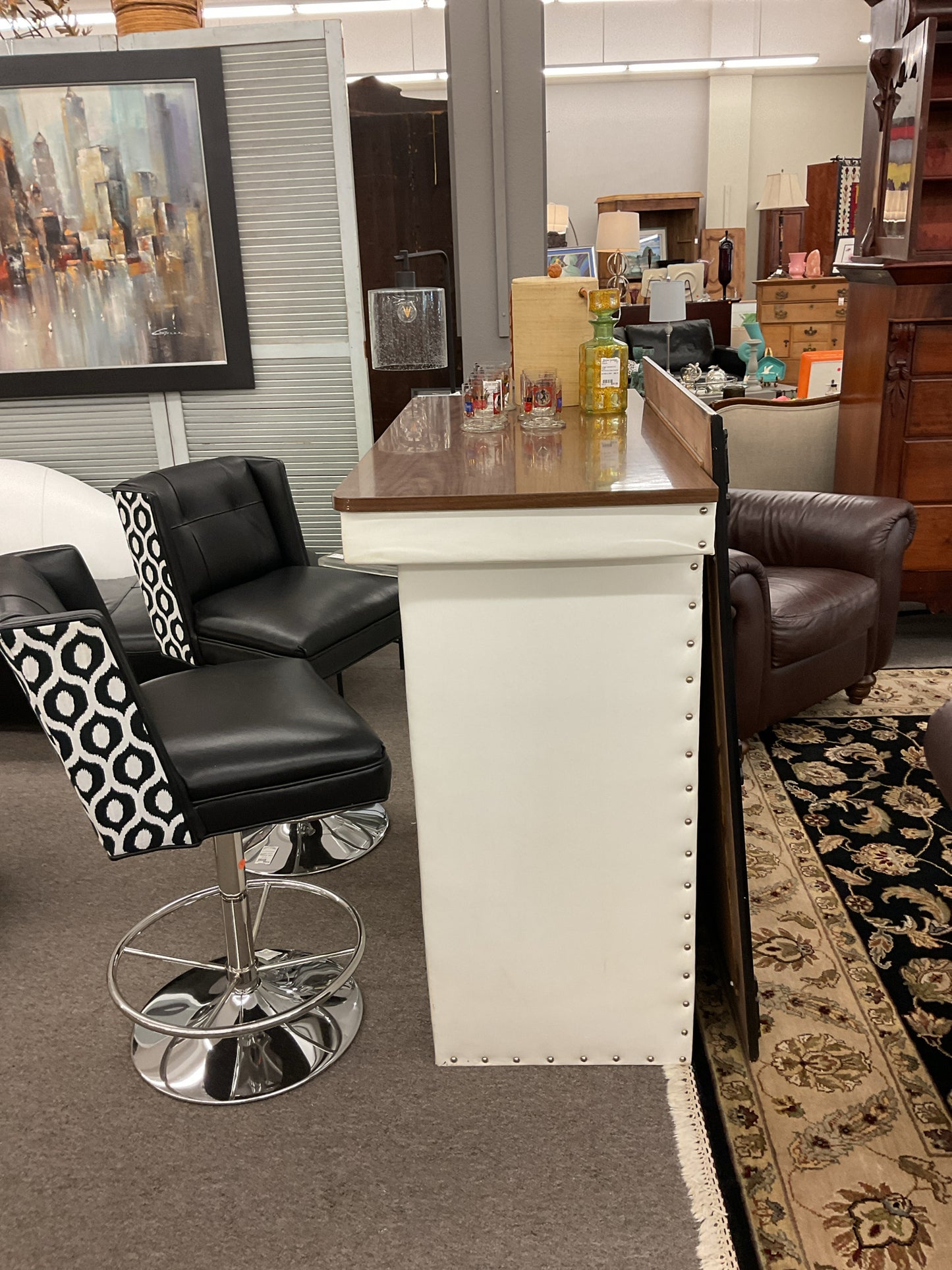 Funky Man-made Dry Bar 48"W,22"D,42"H