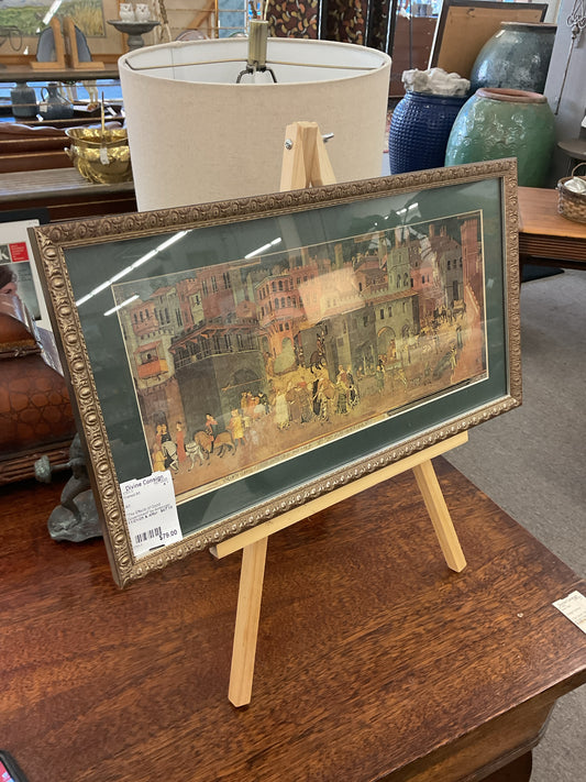 "The Effects of Good Government" by Ambrogio Lorenzetti Print