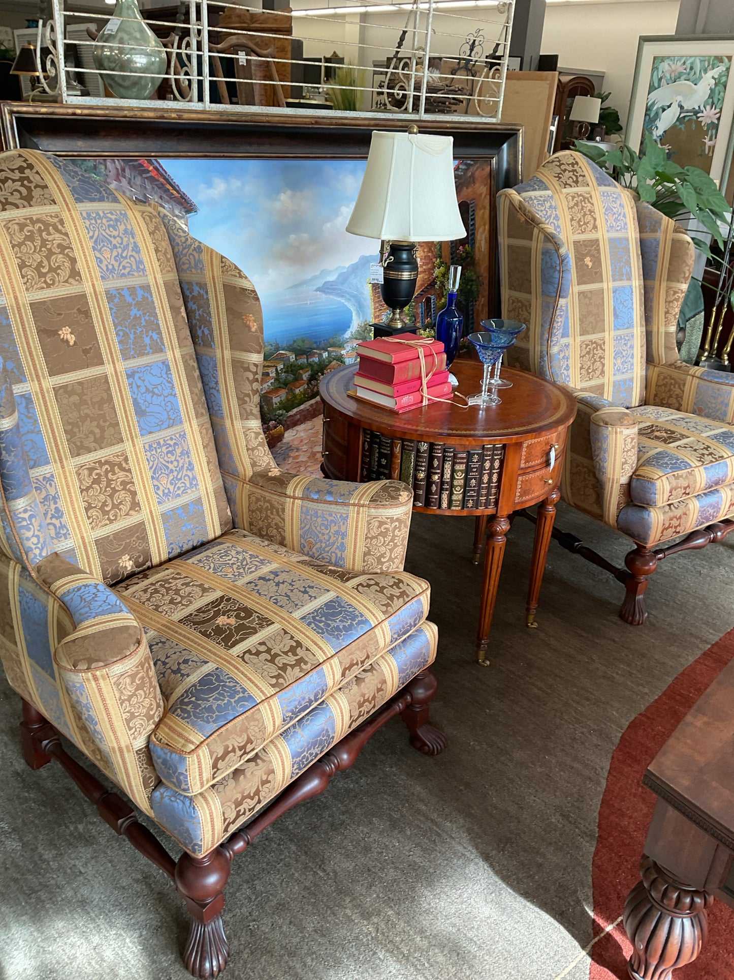 Oversized Custom-made Wingback Chair