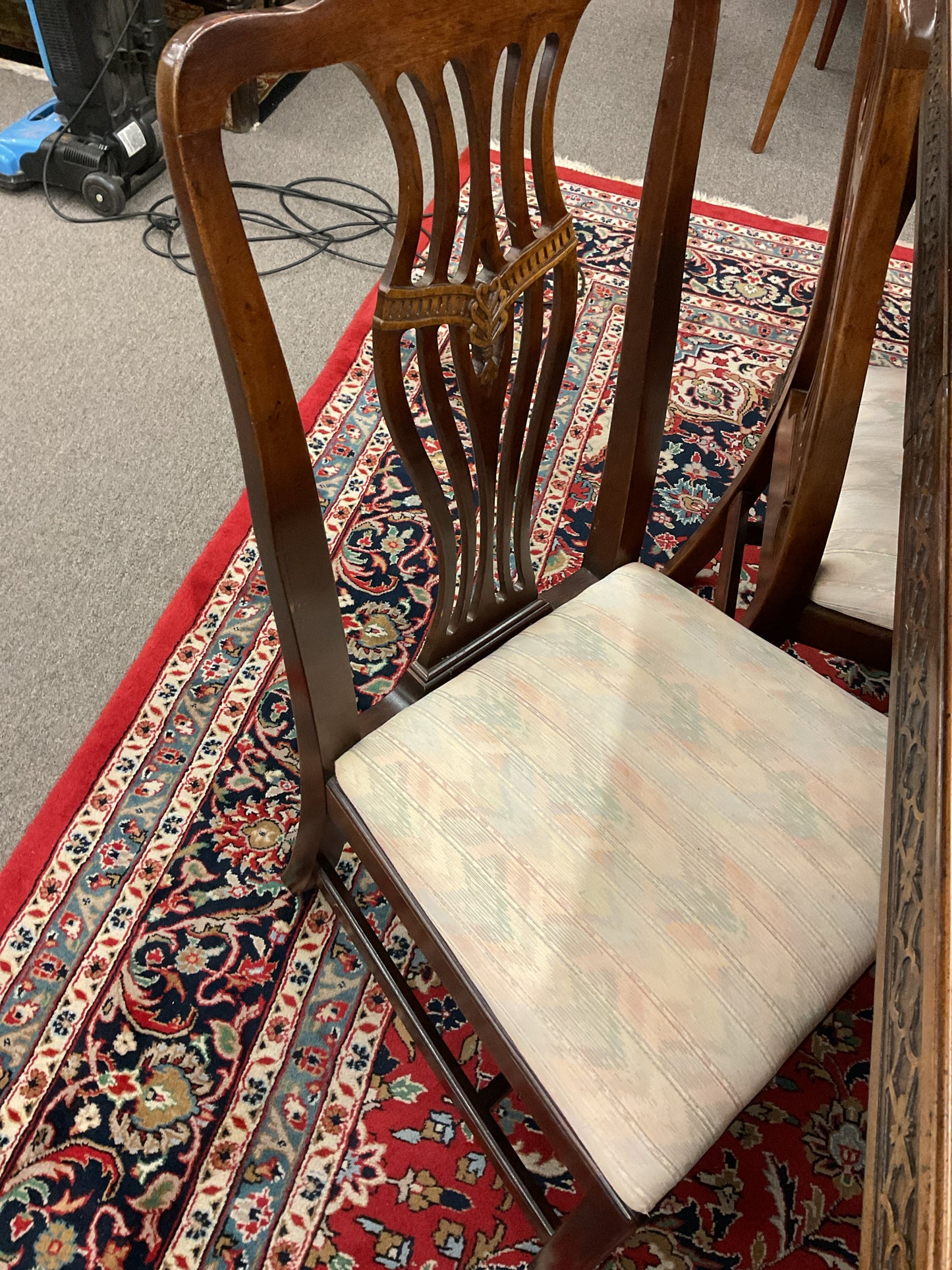 Rectangular Dining Table w/6 Chairs & 2-22"Leaves 73"L,41"W,29"H