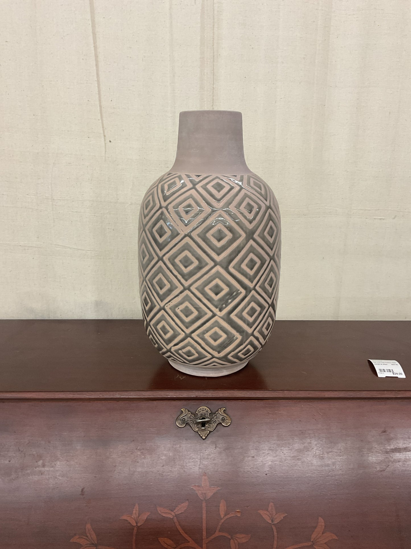 Pier One Clay Pottery Vase