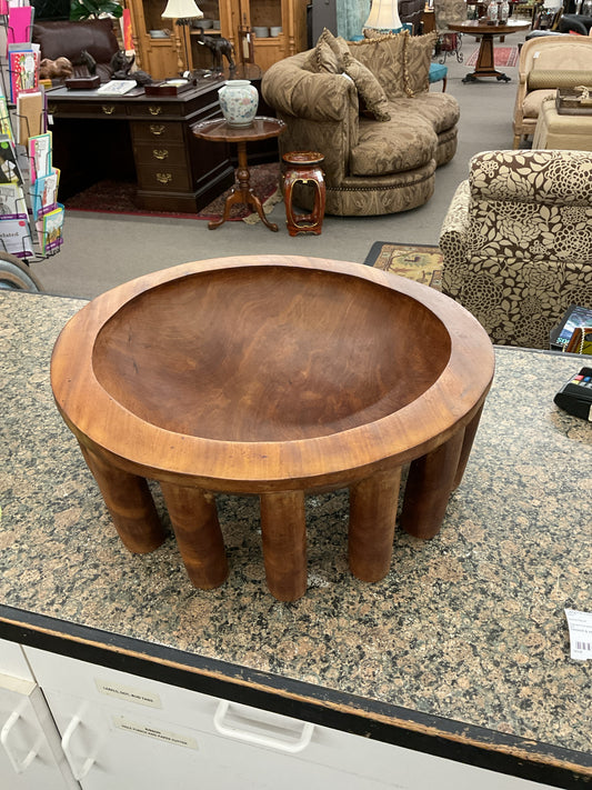 Carved Ceremonial Bowl 21"