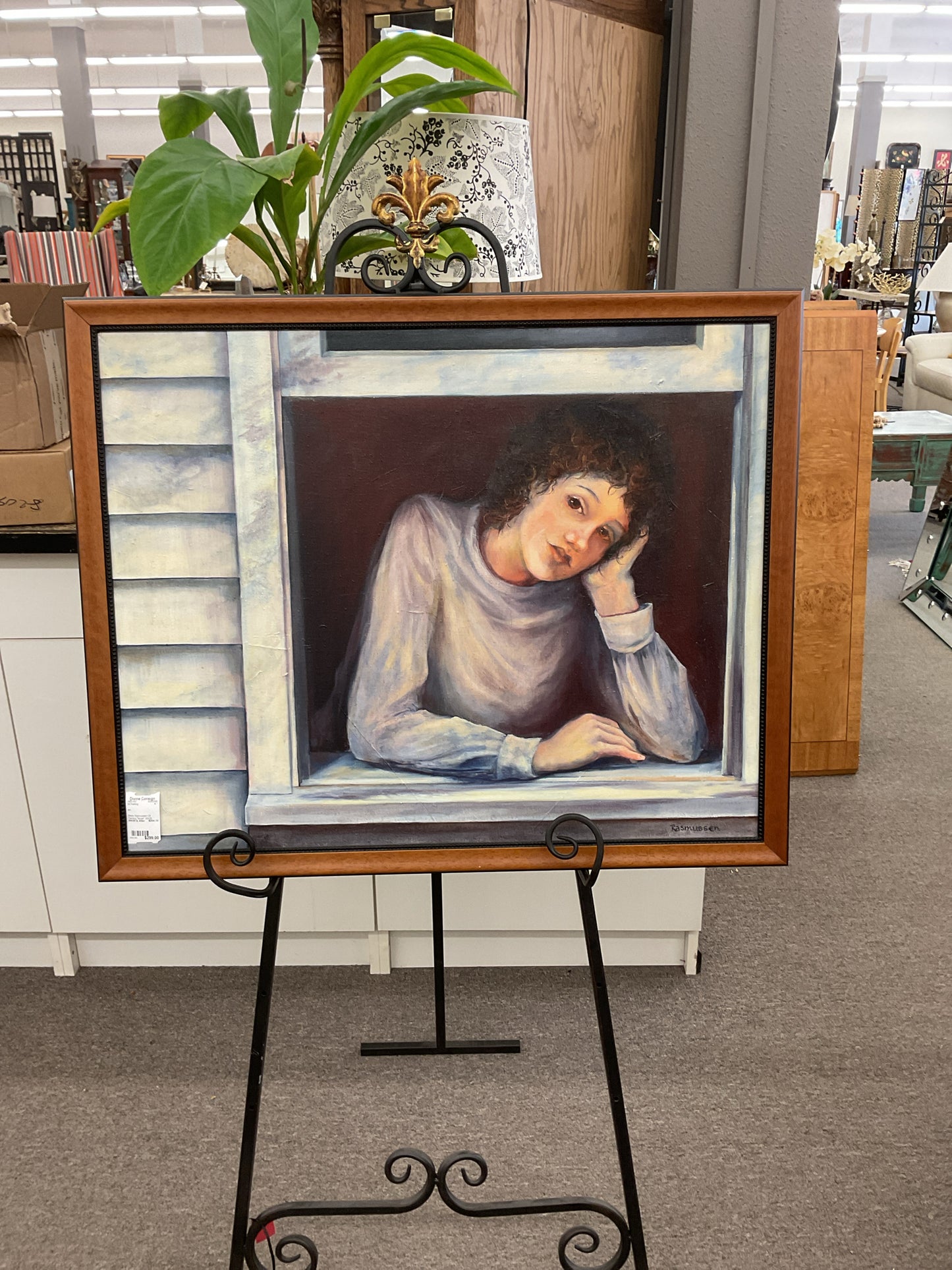 Marie Rasmussen Oil Painting "Muse" 33x26