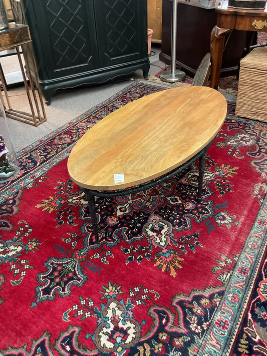 West Elm Oval Coffee Table