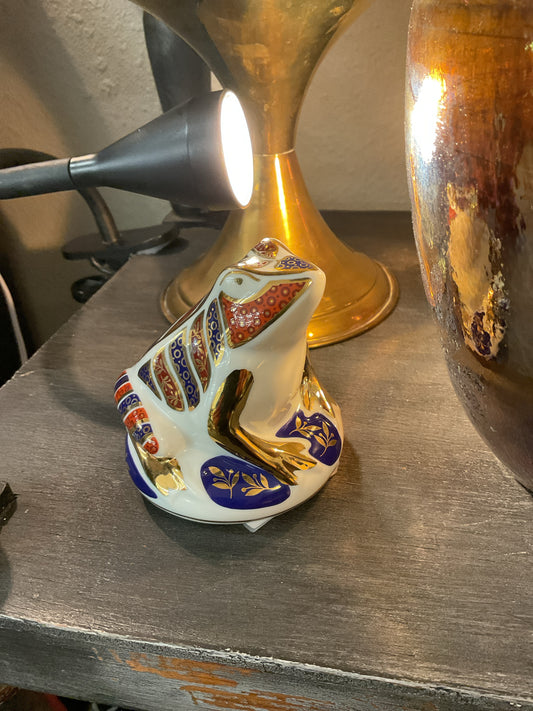 Figures Frog with Painted Design