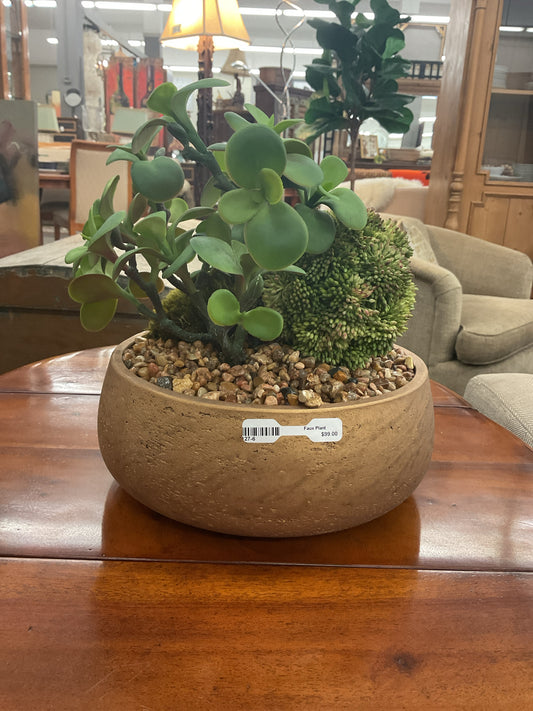 Faux Potted Plant