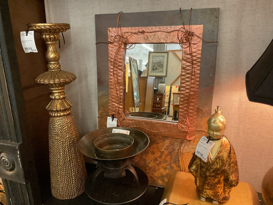 Fanciful Copper Mirror
