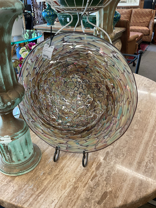Beautiful Large Glass Platter