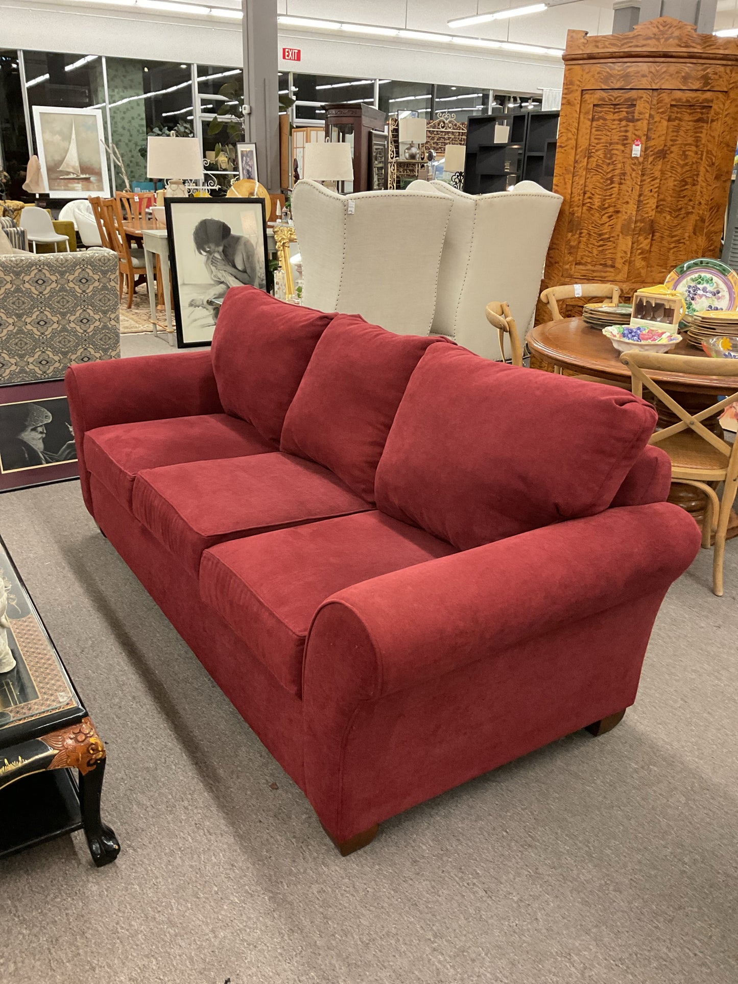 Upholstered 3-Seater Sofa