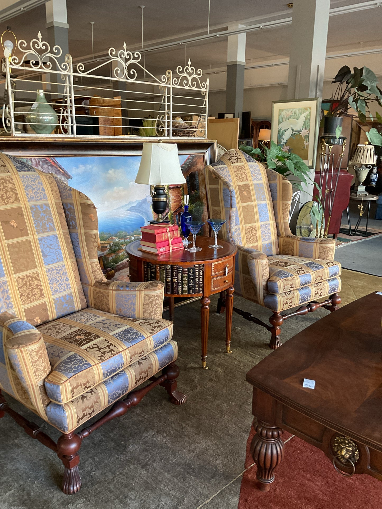 Oversized Custom-made Wingback Chair