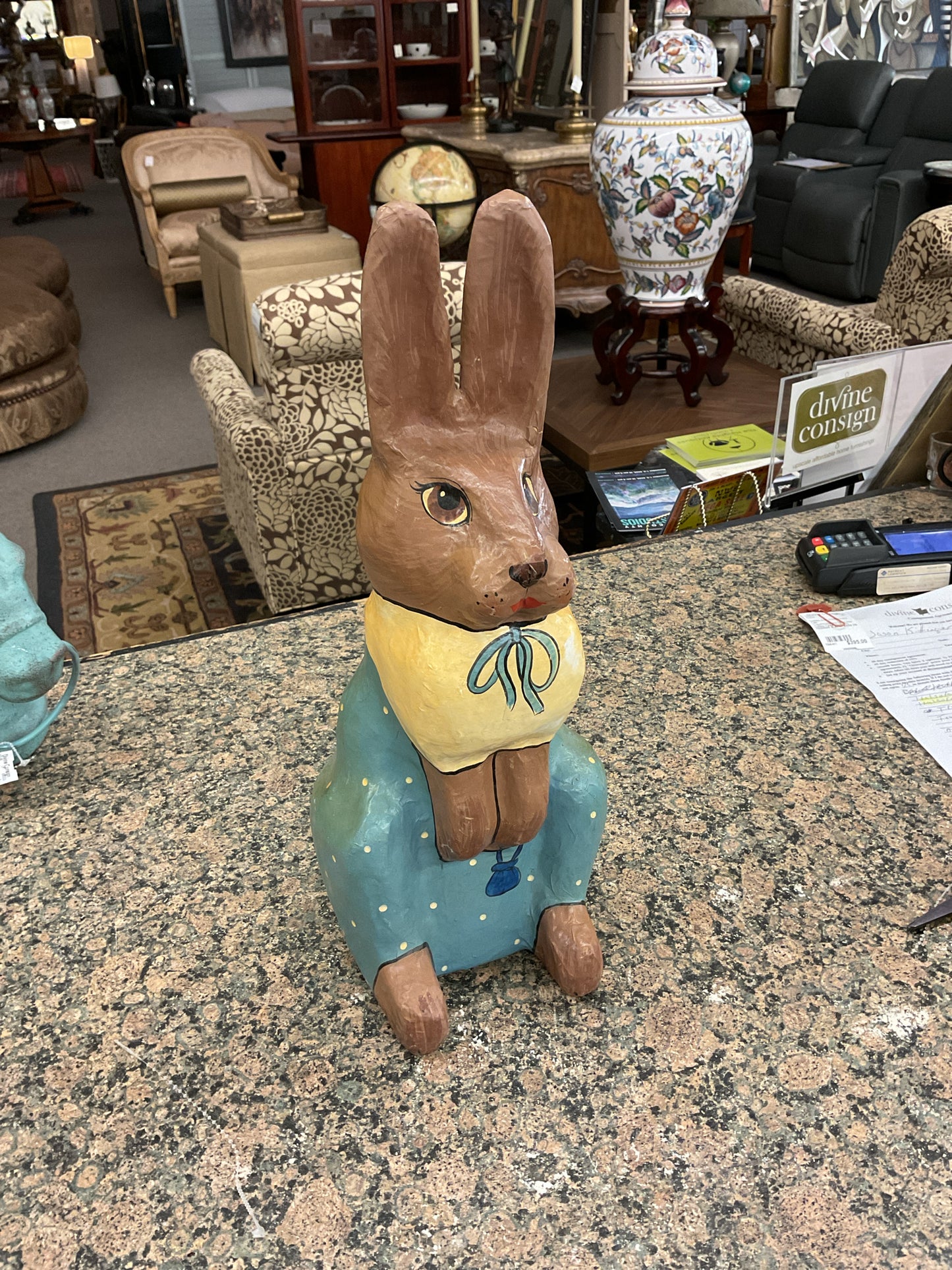 Paper Mache Rabbit