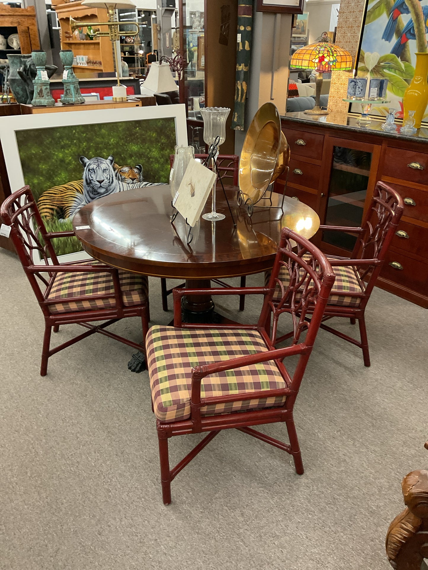 Rattan Dinning Chair SET (4)