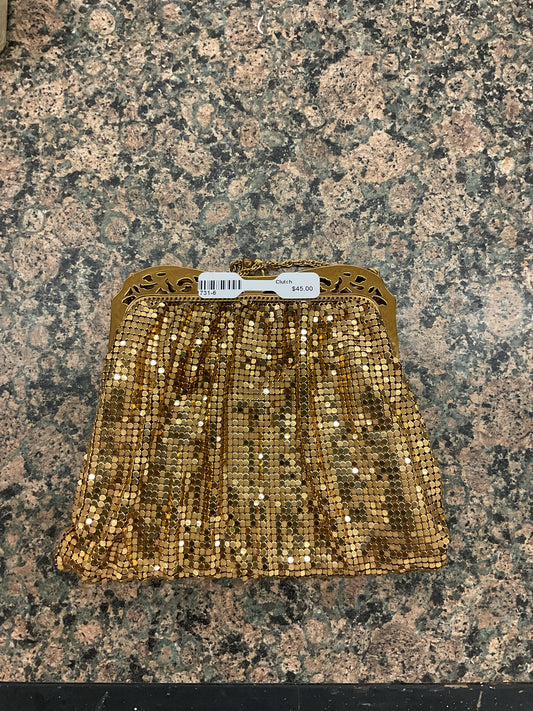 Vintage Gold Lame Clutch
