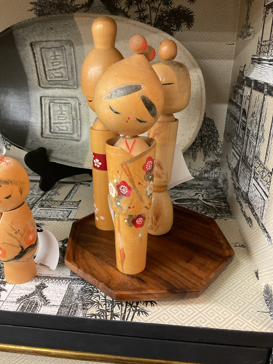 Figural Japanese Kokeshi Doll