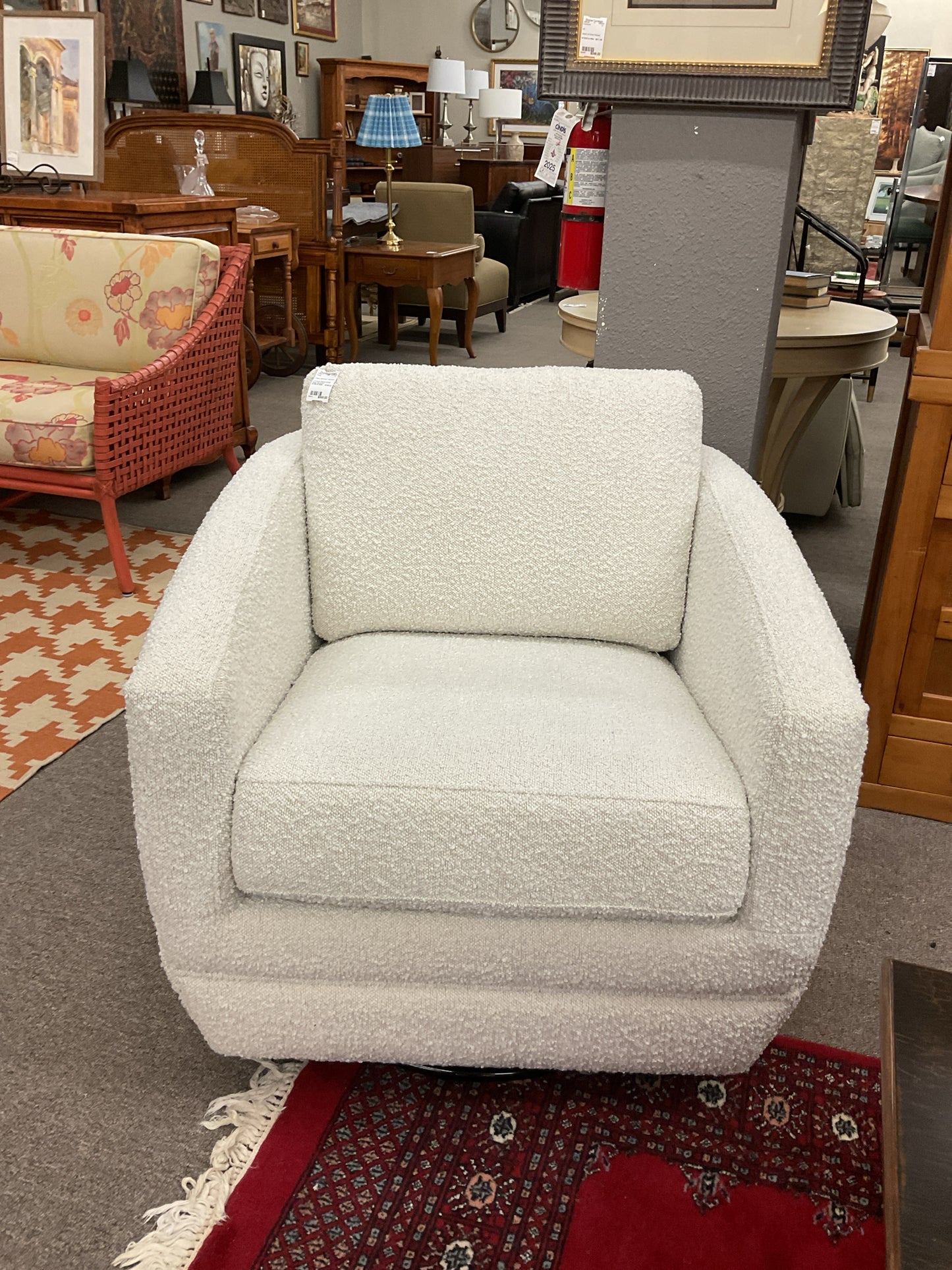 LH Home Baltimo Swivel Glider 34x34x26