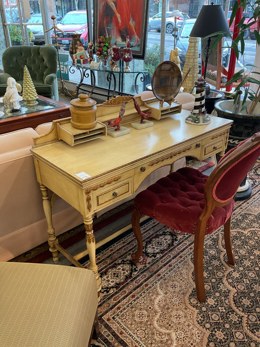 French Petite Writing Desk 44"L,18"D,29"H