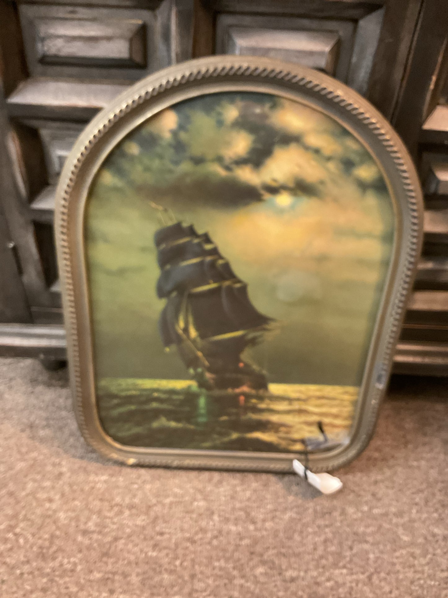 1927 Lithograph Framed Art