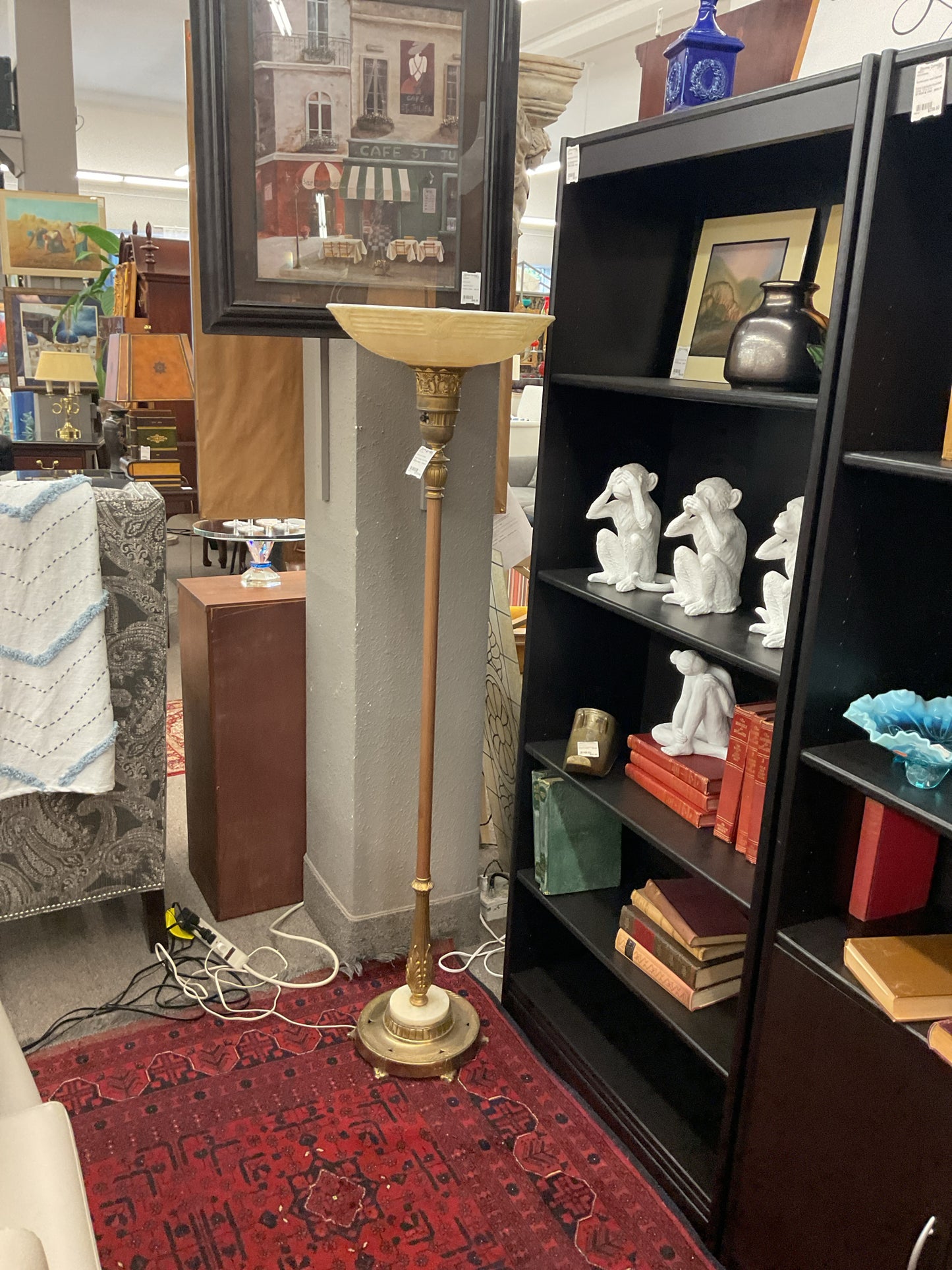 Vintage Torch Floor Lamp