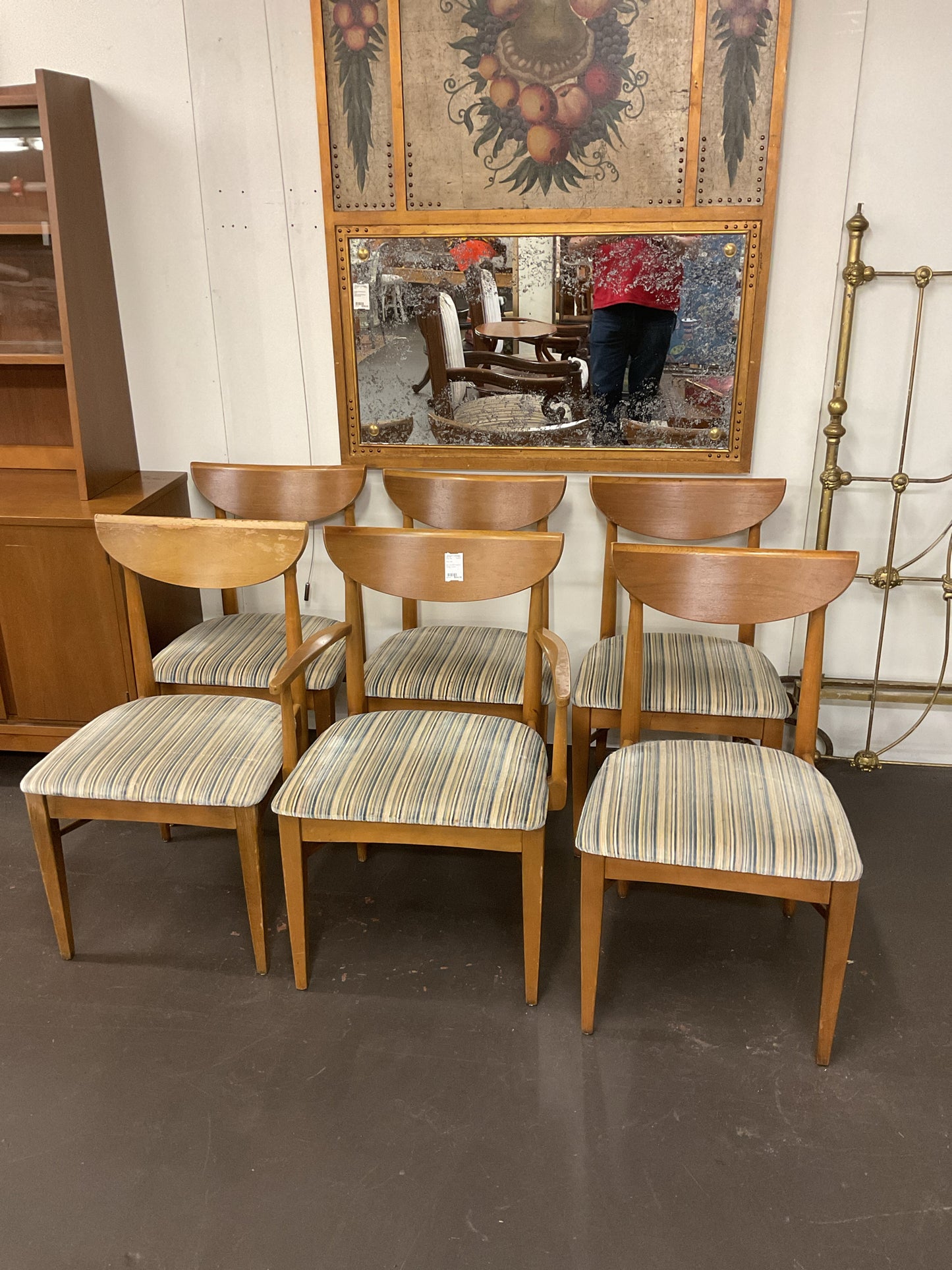 Set of 6 Mid Century Dining Chairs